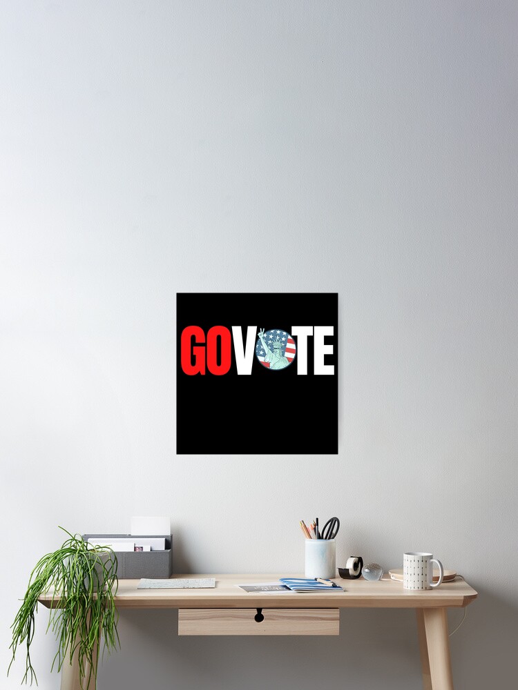 Thumbnail 2 of 3, Poster, Go Vote designed and sold by Lingdom.