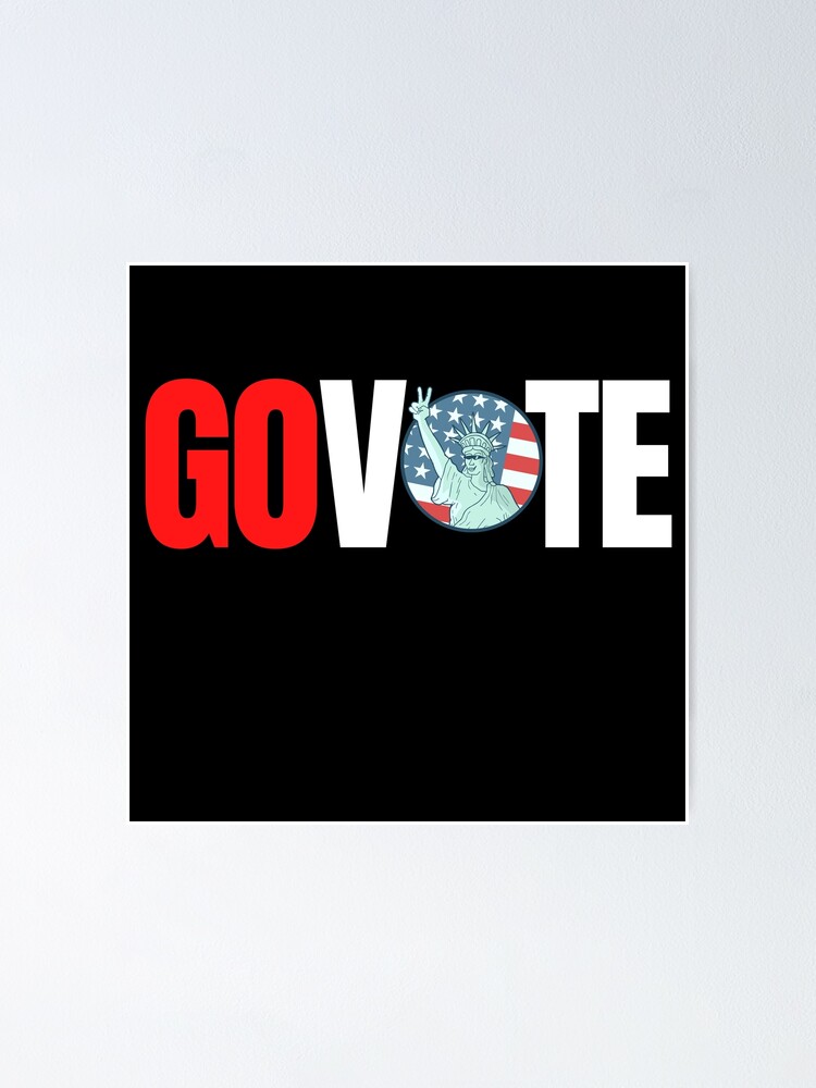Thumbnail 1 of 3, Poster, Go Vote designed and sold by Lingdom.