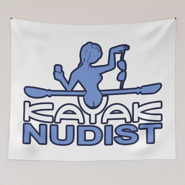 Item preview, Kayak Nudist; designed and sold by StickerApe.