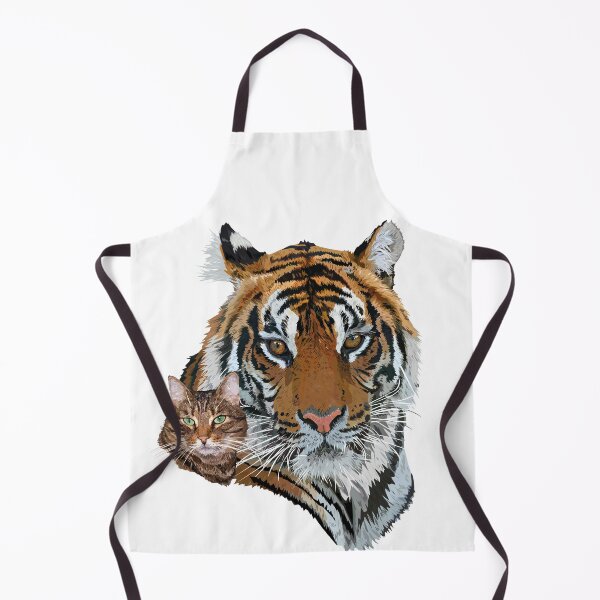 Item preview, Bengal tiger and cat designed and sold by obscurite.