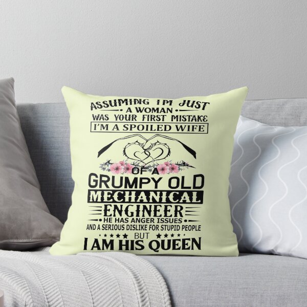 Item preview, I'm A Spoiled Wife Grumpy Old Mechanical Engineer designed and sold by trendsshop.