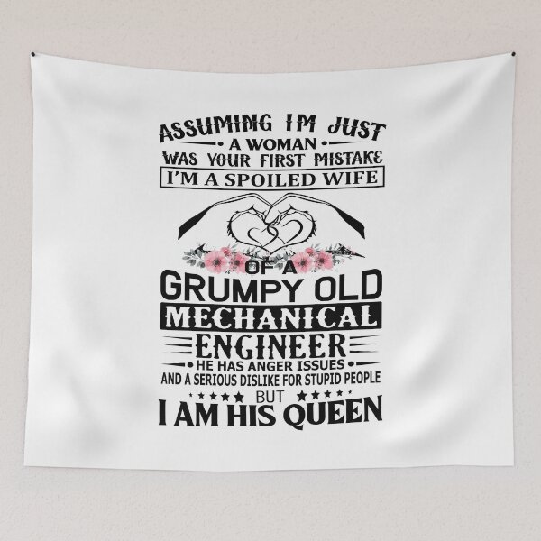 Item preview, I'm A Spoiled Wife Grumpy Old Mechanical Engineer designed and sold by trendsshop.