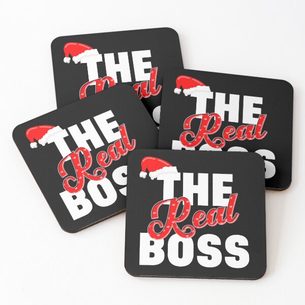 Item preview, The Real Boss Christmas Couple Match Gifts designed and sold by Nzgiftsandmore.