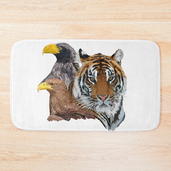 Item preview, Bengal tiger and eagles designed and sold by obscurite.