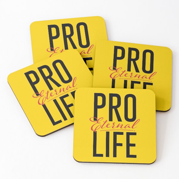 Item preview, Pro Eternal Life (Black-Red) designed and sold by domusfidei.