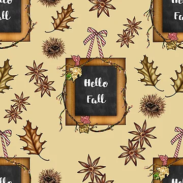Artwork thumbnail, Hello Fall by Color Me F*@k!ng Happy
