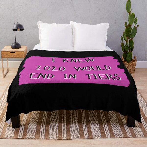 Item preview, I KNEW 2020 WOULD END IN TIERS PURPLE DESIGN designed and sold by Gramsta.