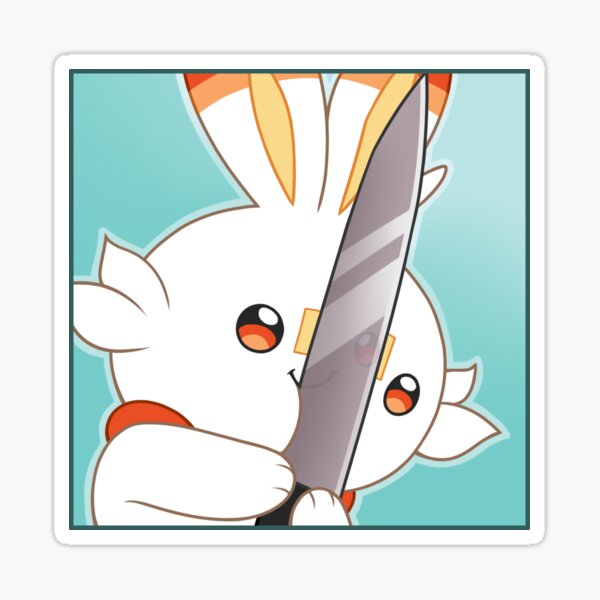 A KNIFE! Sticker