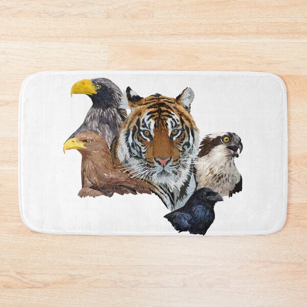 Item preview, Bengal tiger and birds designed and sold by obscurite.