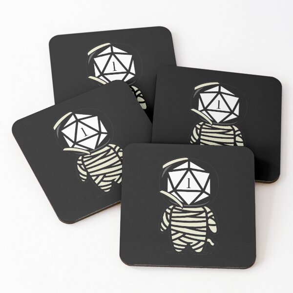 Item preview, Funny Critical Fail Polyhedral D20 Dice Mummy designed and sold by pixeptional.