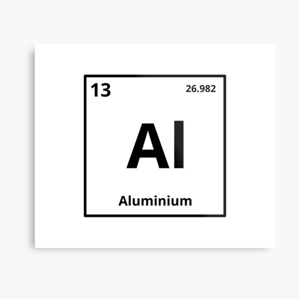 Aperçu de l'œuvre Element Aluminium créée et vendue par Syrolline.