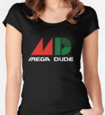 Mega Dude Women's Fitted Scoop T-Shirt