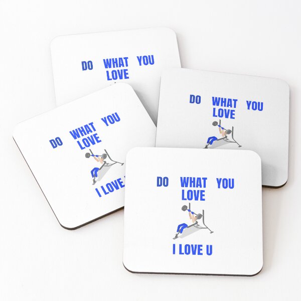 Item preview, Do what you love- I love you-gym themed graphic design designed and sold by josephsteez.