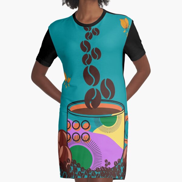 TAZA DE CAFÉ EN GRANOS BLISS Vestido camiseta