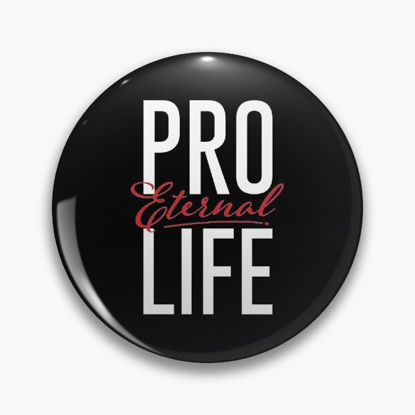 Item preview, Pro Eternal Life (White-Red) designed and sold by domusfidei.