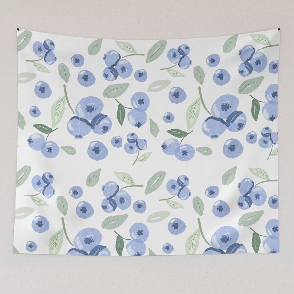 Item preview,  Bluberries and Leaves  designed and sold by allexieee.