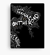 Jack Kerouac On the Road Canvas Print