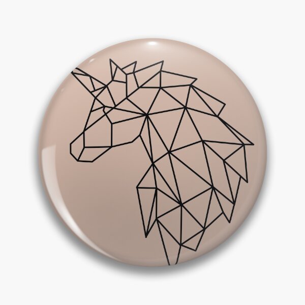 Artikelvorschau, Geometrisches Einhorn entworfen und verkauft von One Line Aesthetics ♡.