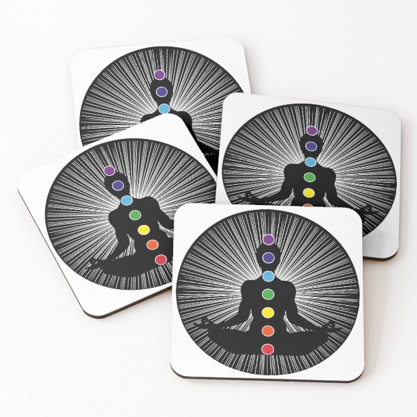 Item preview, 7 Chakras yoga motivational with yogi designed and sold by ChaseCoClothing.