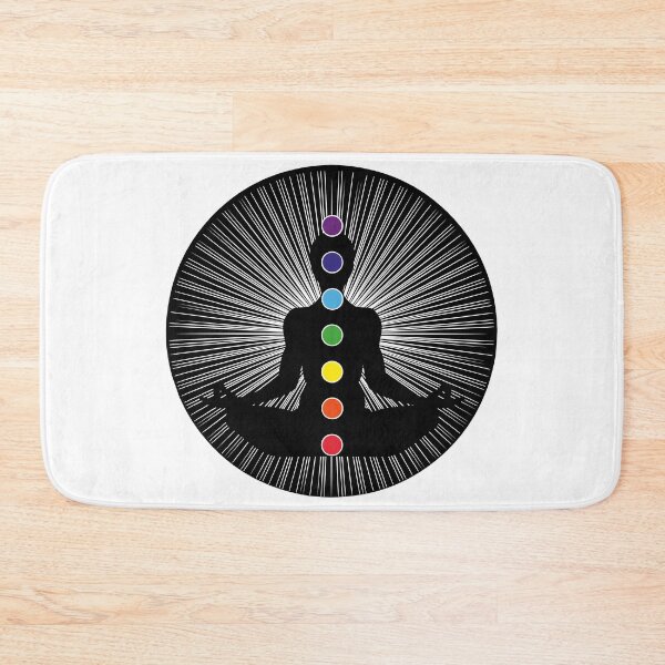 Item preview, 7 Chakras yoga motivational with yogi designed and sold by ChaseCoClothing.