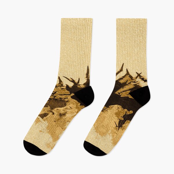 Item preview, Silhouette of golden flower field designed and sold by SulkaCreative.