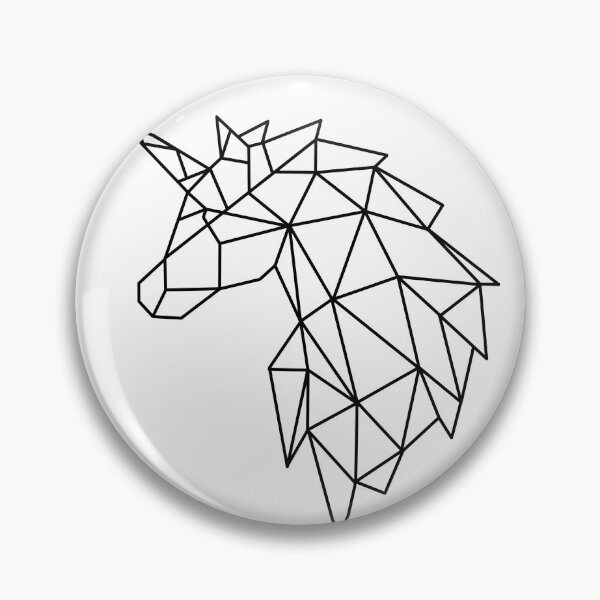 Artikelvorschau, Geometrisches Einhorn entworfen und verkauft von One Line Aesthetics ♡.