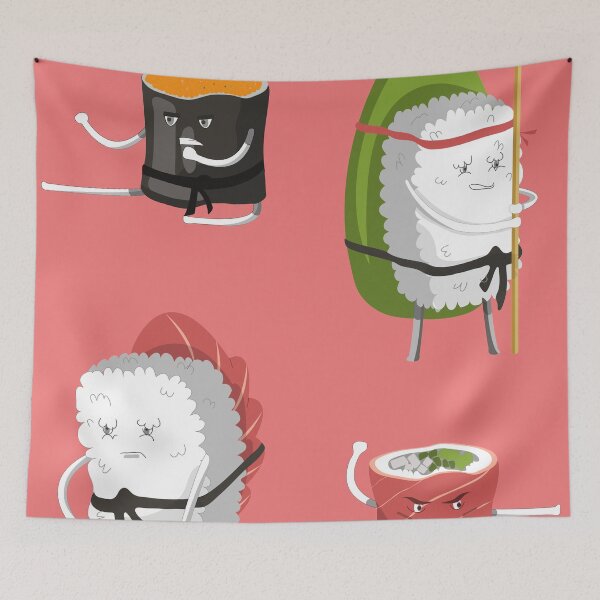 Item preview, Samurai Sushi Characters designed and sold by Garalama.