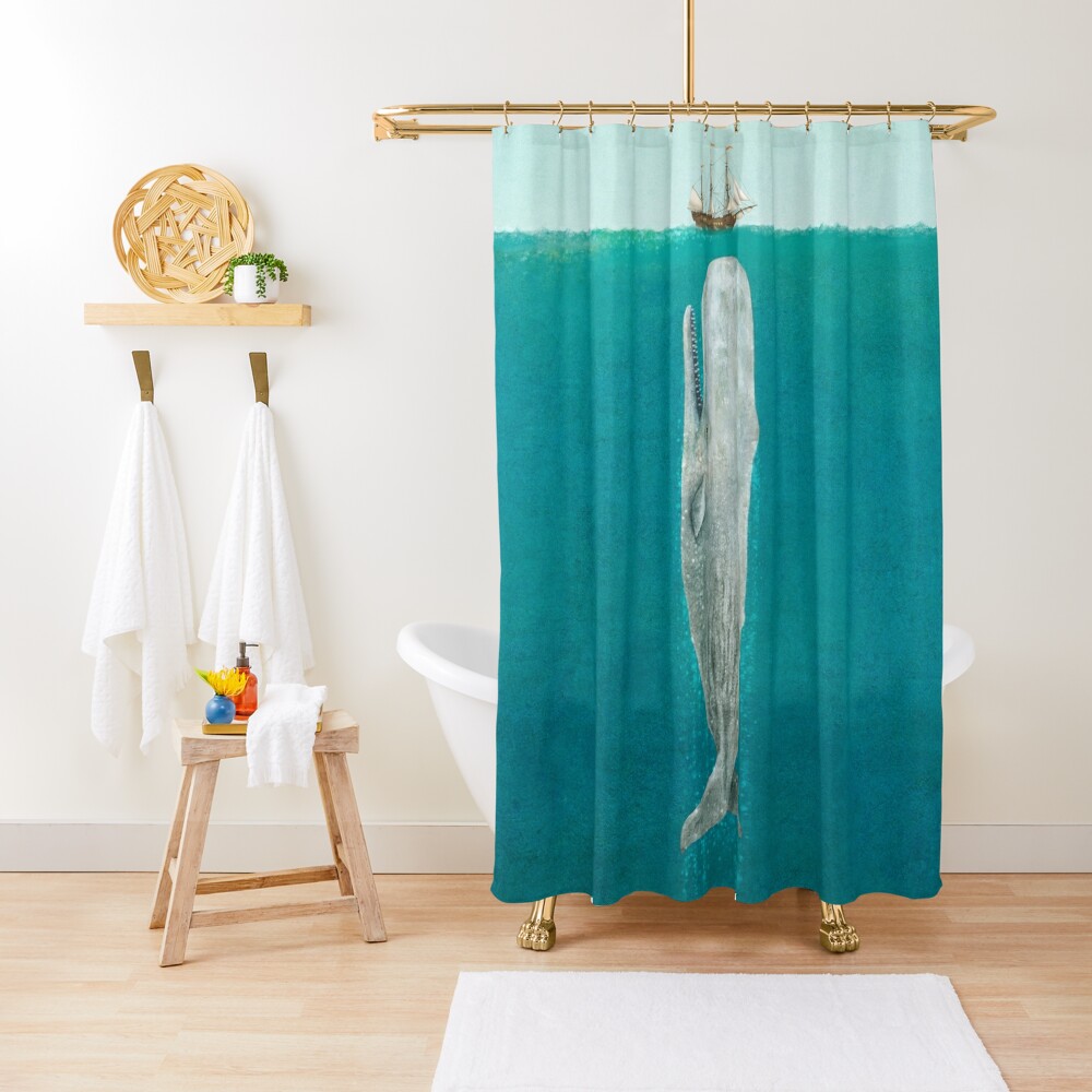 The Whale - Full Length  Shower Curtain