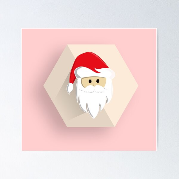 Item preview, Minimal Santa Claus designed and sold by Chaotic Neutral.