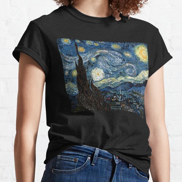 Starry Night - Vincent Van Gogh - Gift Ideas for Art Lovers Classic T-Shirt