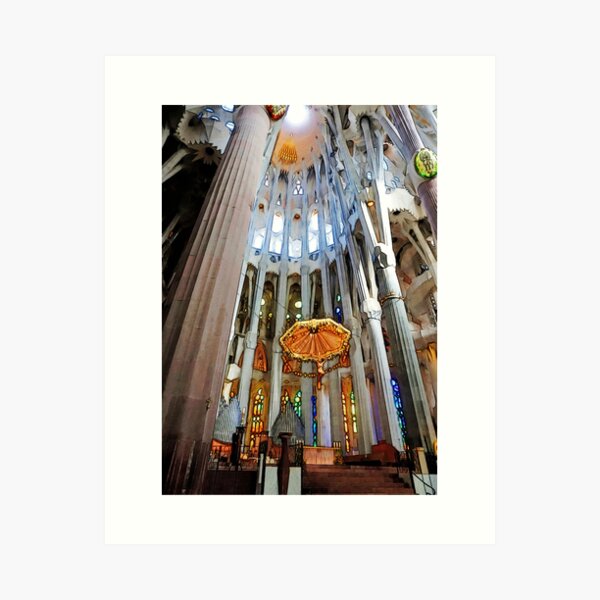 Item preview, Sagrada Familia by Gaudi, Barcelona Cathedral | Jesus On The Cross designed and sold by autumncello.