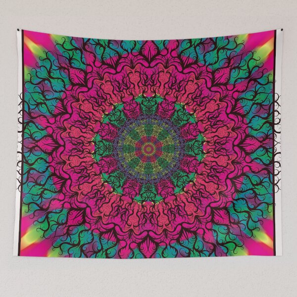 Item preview, Bright Colorful Abstract Filigree Mandala Design 008-001 designed and sold by Josh McCann.