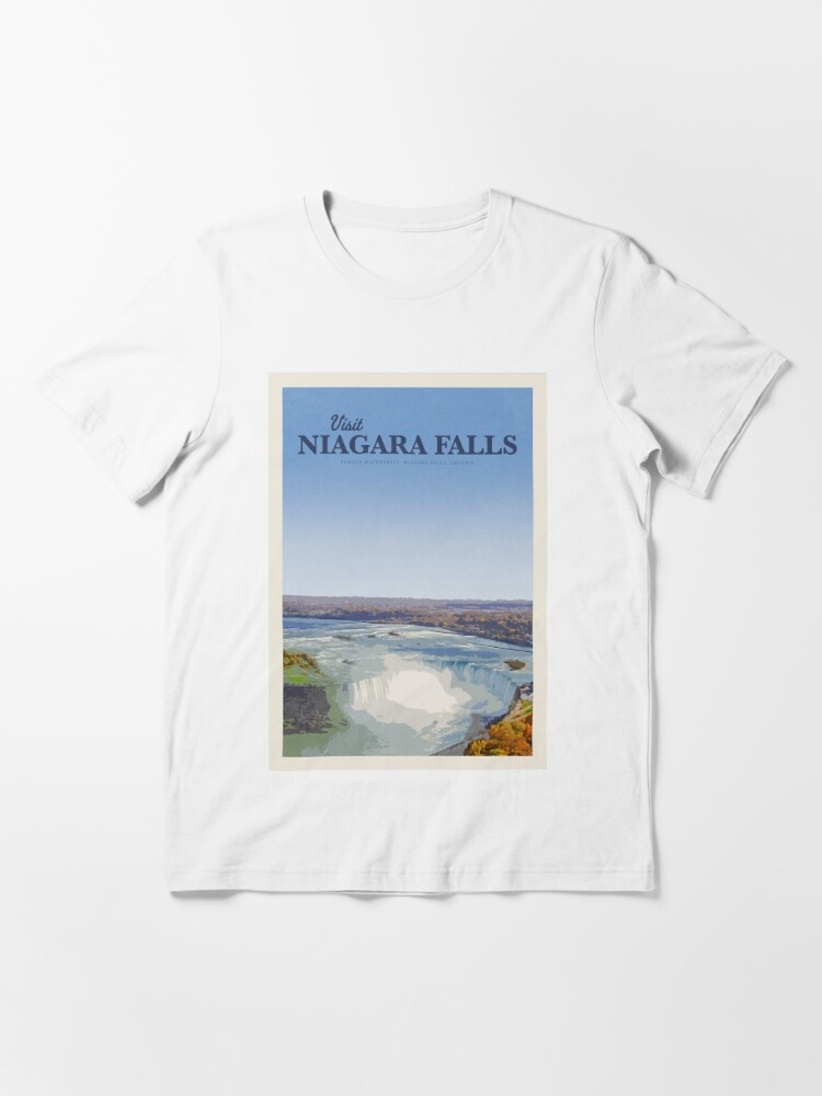 Visit Niagara Falls Essential T-Shirt for Sale by Mercury Club