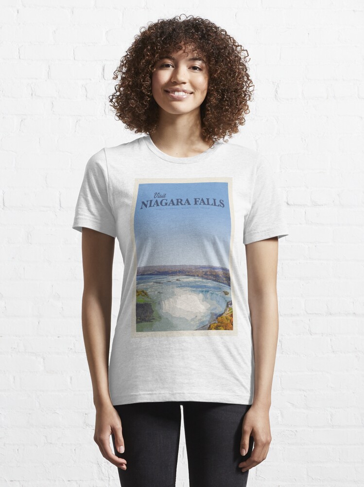 Visit Niagara Falls Essential T-Shirt for Sale by Mercury Club