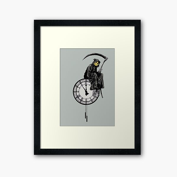 Item preview, Banksy Grim Reaper - Your Time Is Up designed and sold by WE-ARE-BANKSY.