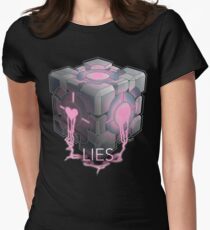 Lies. Women's Fitted T-Shirt