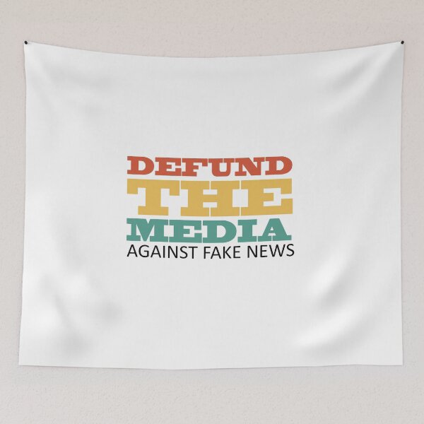 Item preview, Defund Media T-shirts | Against fake news designed and sold by bhaktishendkar.