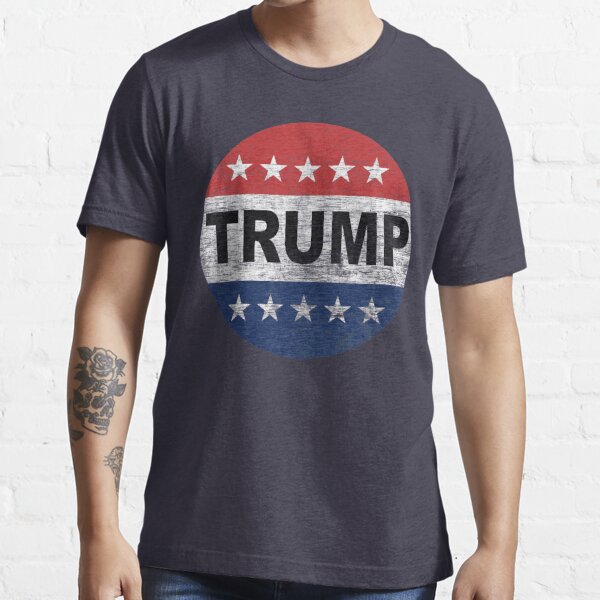 "Vintage Vote Trump 2016 Button Shirt" T-shirt For Sale By ...