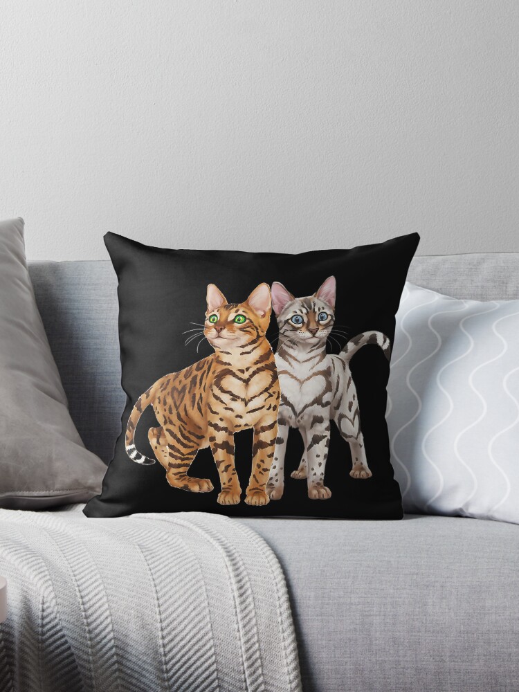 Bengal Cat Buddies! Rosette and Snow Bengal Cats Premium T-Shirt