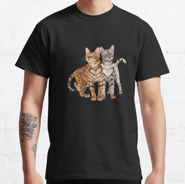 HippoAndKelpie Bengal Cat Shirt, Women, Men, Funny Cat Lover Gift, Cute Pet T-Shirt, Bengal Cat Lover Tshirt, Bengal Cat Tee, Bengal Mom, Cat Dad, Animal