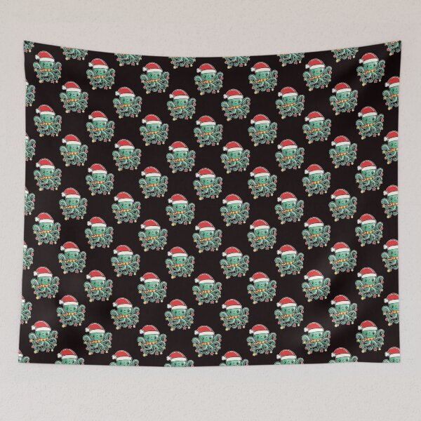 Item preview, Christmas Octopus Pattern designed and sold by Whynot123.
