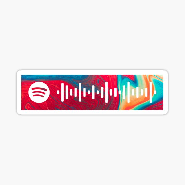 Borderline by Tame Impala Spotify Scan Code Sticker