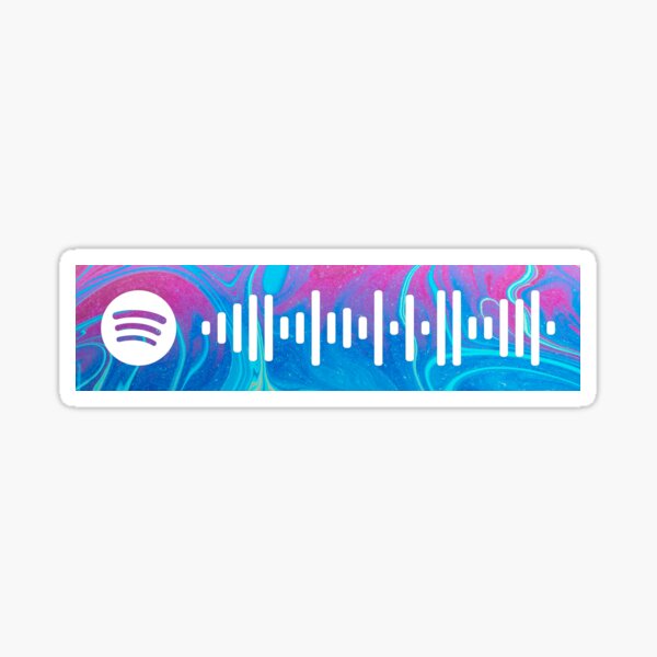 The Less I Know The Better by Tame Impala Spotify Scan Code Sticker