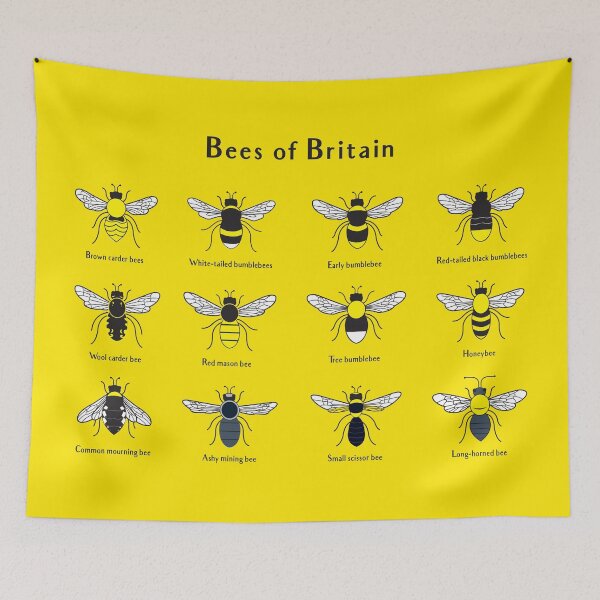 Item preview, Bees of Britain designed and sold by thelake-goose.