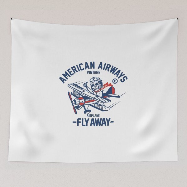 Item preview, Airplane, pilot, vintage, biplane, funny gift idea designed and sold by ThommyBLN.