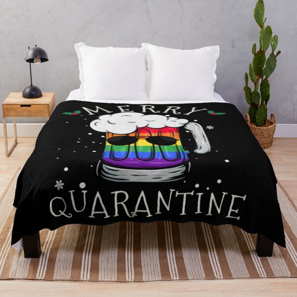 Item preview, Merry Quarantine LGBT Gay Beer Merry Quarantine Christmas 2020 designed and sold by ClarkeLilly.