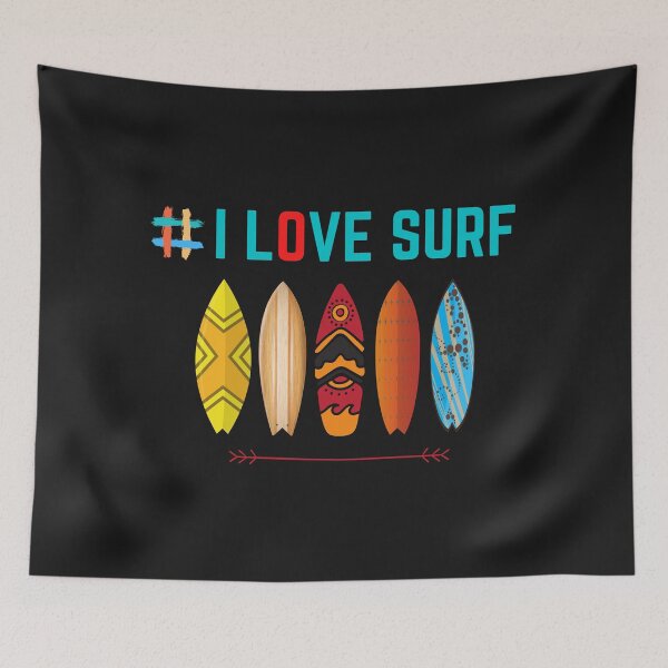 Item preview, I love surf boards designed and sold by mikoala50.