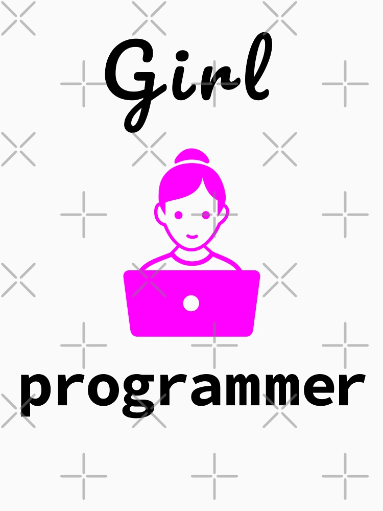 Thumbnail 6 of 6, Pullover Hoodie, Girl Programmer, Source Code, Software Engineer, Computer Science, Web, WWW, Programming Humor, HTML, Dark Text designed and sold by Max-Wear.