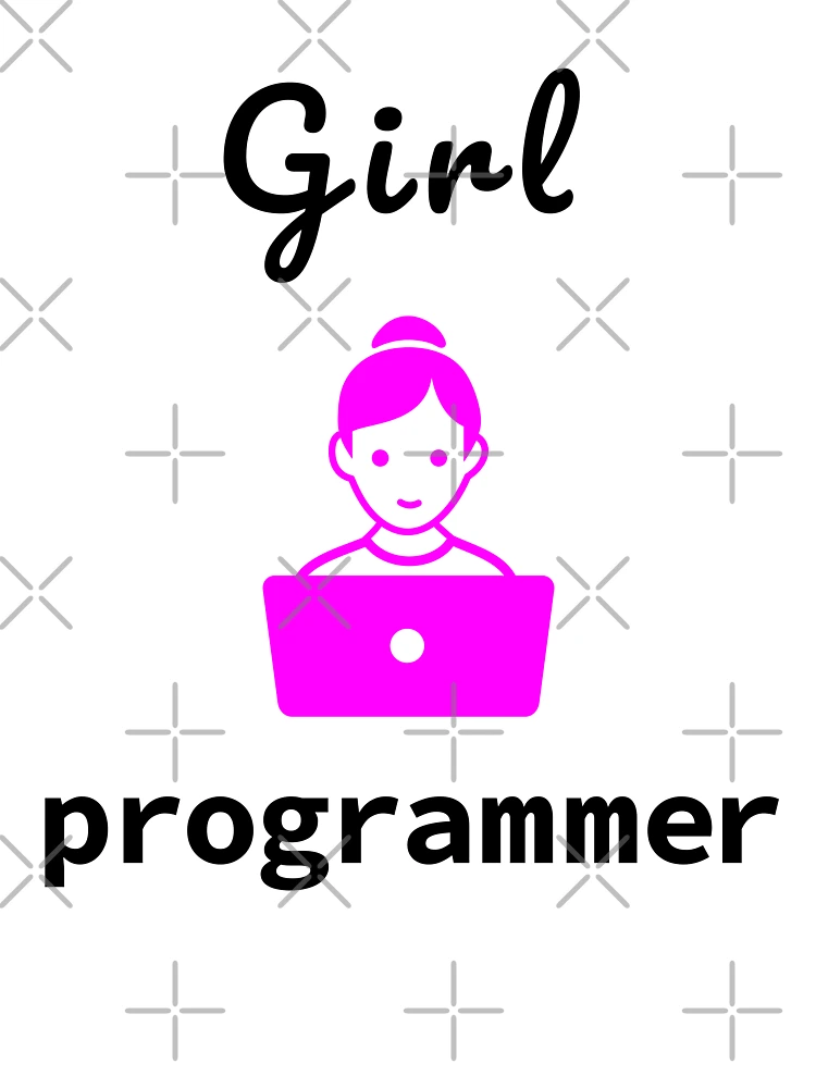 Thumbnail 7 of 7, Oversized T-Shirt, Girl Programmer, Source Code, Software Engineer, Computer Science, Web, WWW, Programming Humor, HTML, Dark Text designed and sold by Max-Wear.
