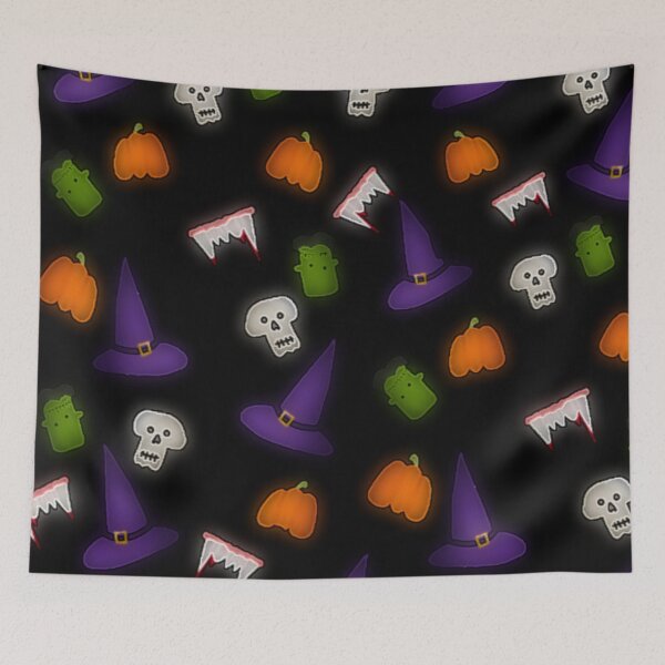 Item preview, Halloween Clipart Pattern designed and sold by emDesign123.